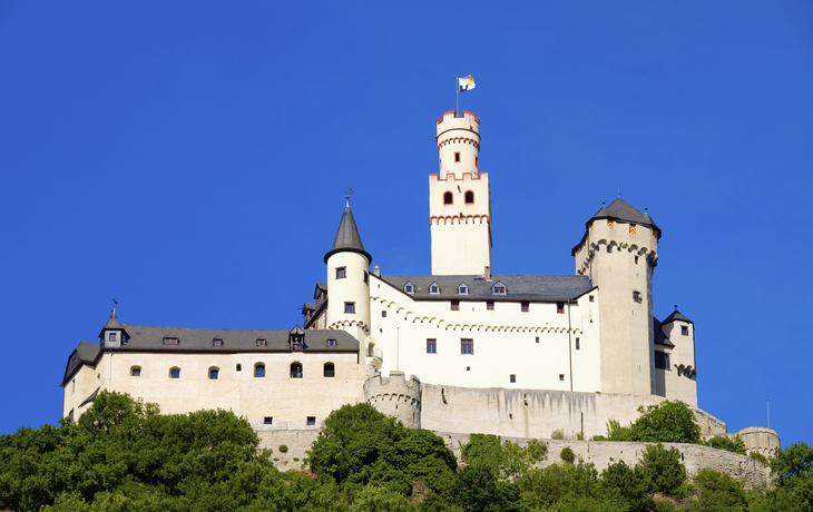 Marksburg in Braubach, Deutschland