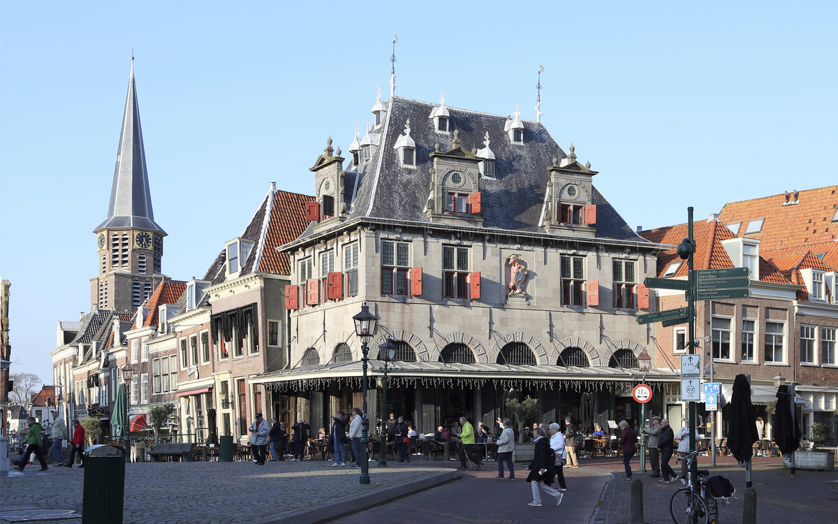 Roode Steen Platz in Hoorn, Niederlande
