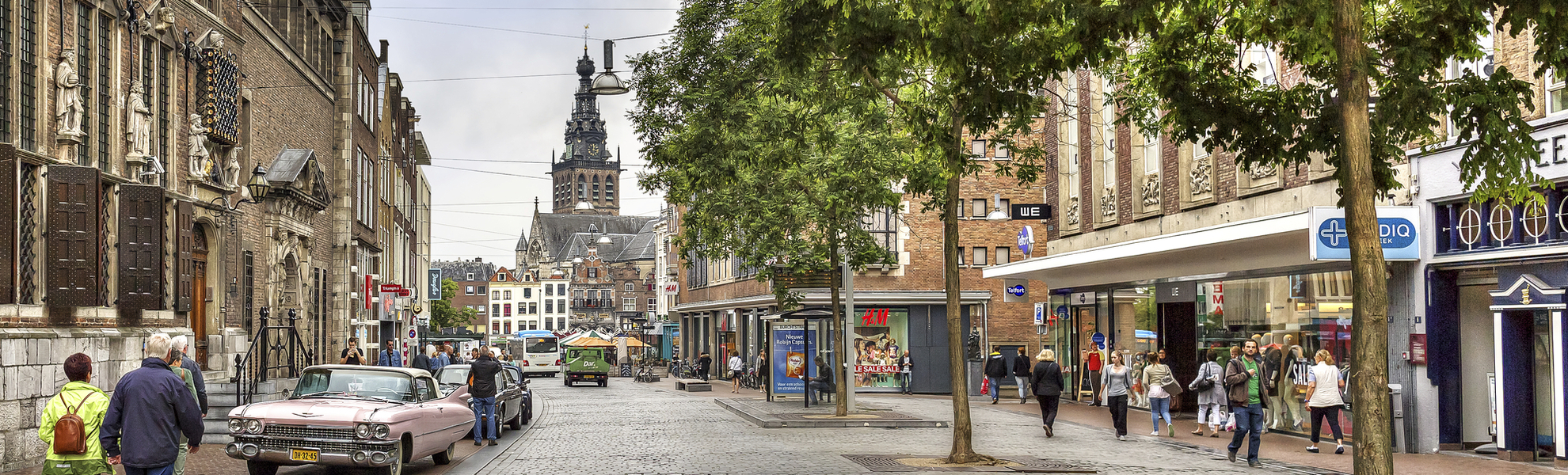 Straße in Nijmegen, Niederlande
