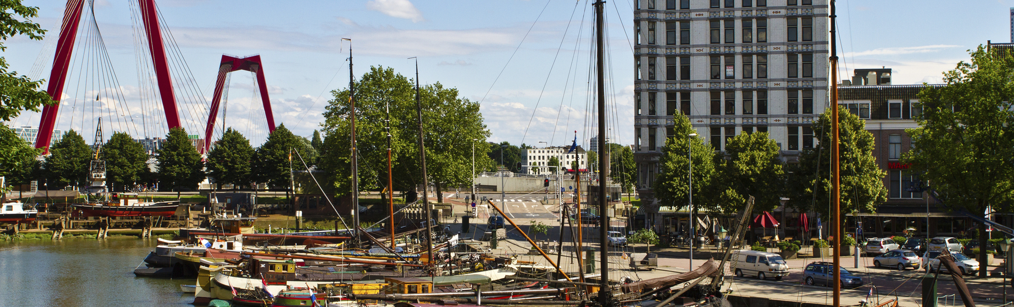 Alte Segelschiffe in Rotterdam, Niederlande