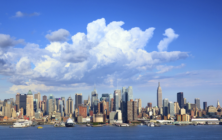 Skyline von Manhattan, New York, USA