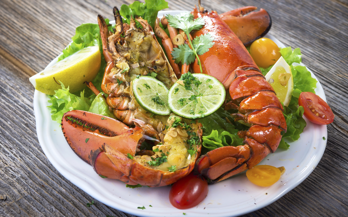 Frisch zubereiteter Hummer