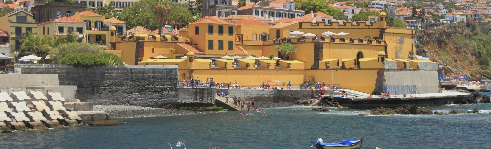 Die alte Festung von Funchal auf Madeira, Portugal