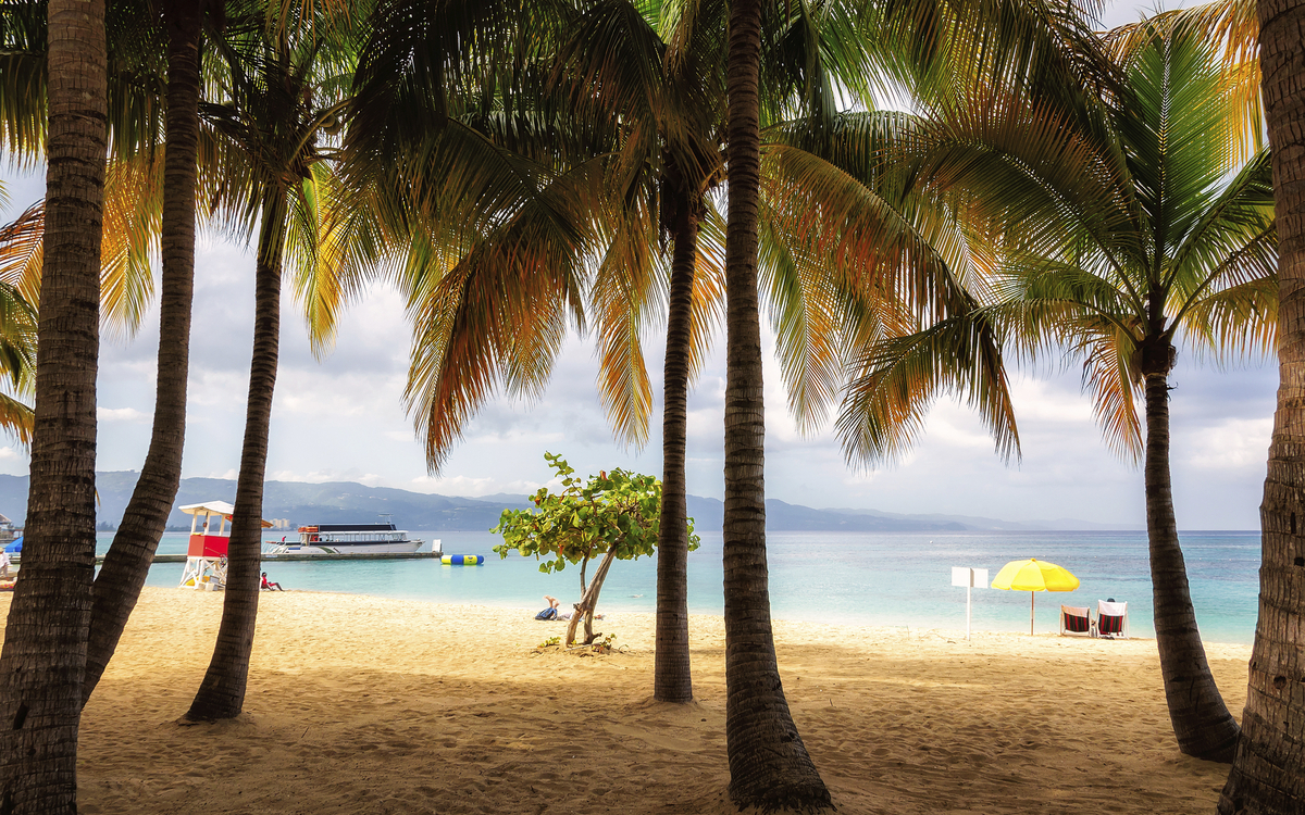 Montego Bay Strand auf Jamaika, Karibik