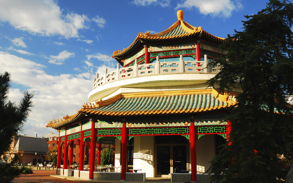 Pagode in Norfolk, USA
