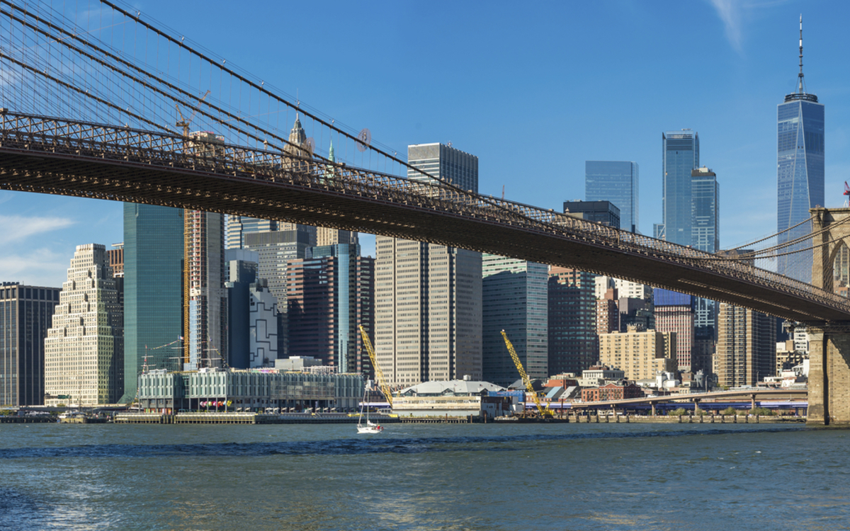 Brooklyn Bridge in New York, USA