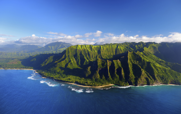 traumhafte Küste von Kauai, USA