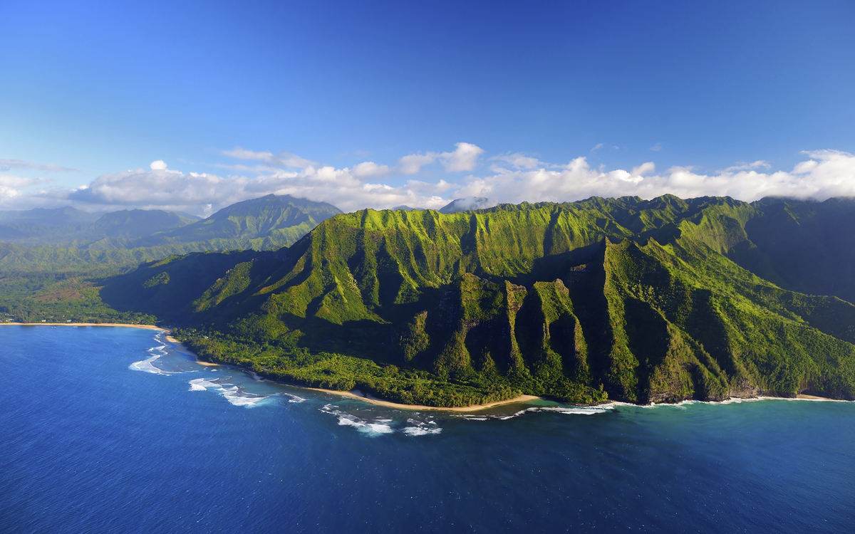 traumhafte Küste von Kauai, USA