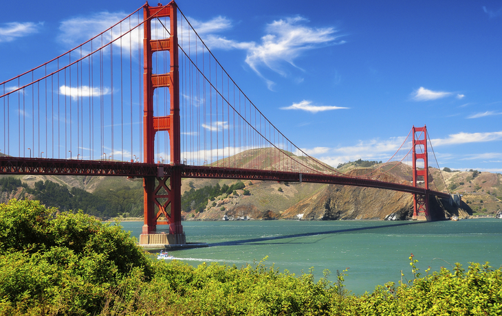 Golden Gate Bridge in San Francisco, USA