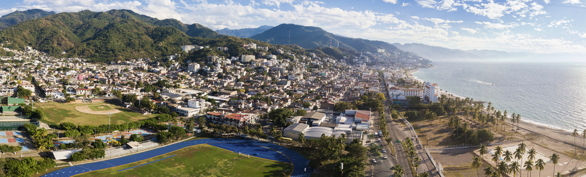 Panoramablick über Puerto Vallarta, Mexiko