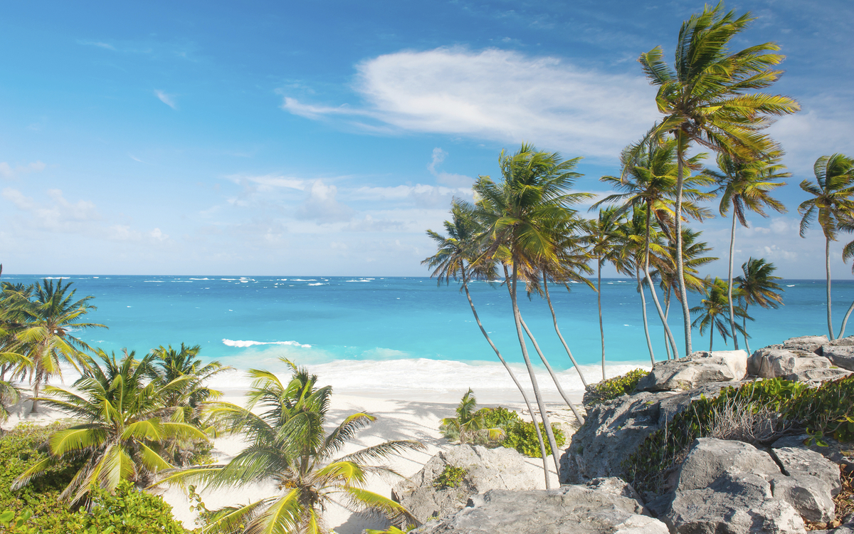 traumhafter Strand auf Barbados, Karibik
