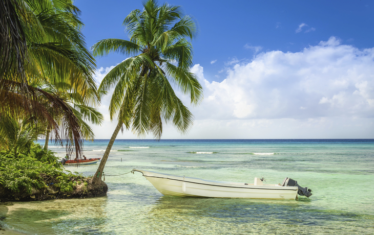 Boot an der Küste von Grenada