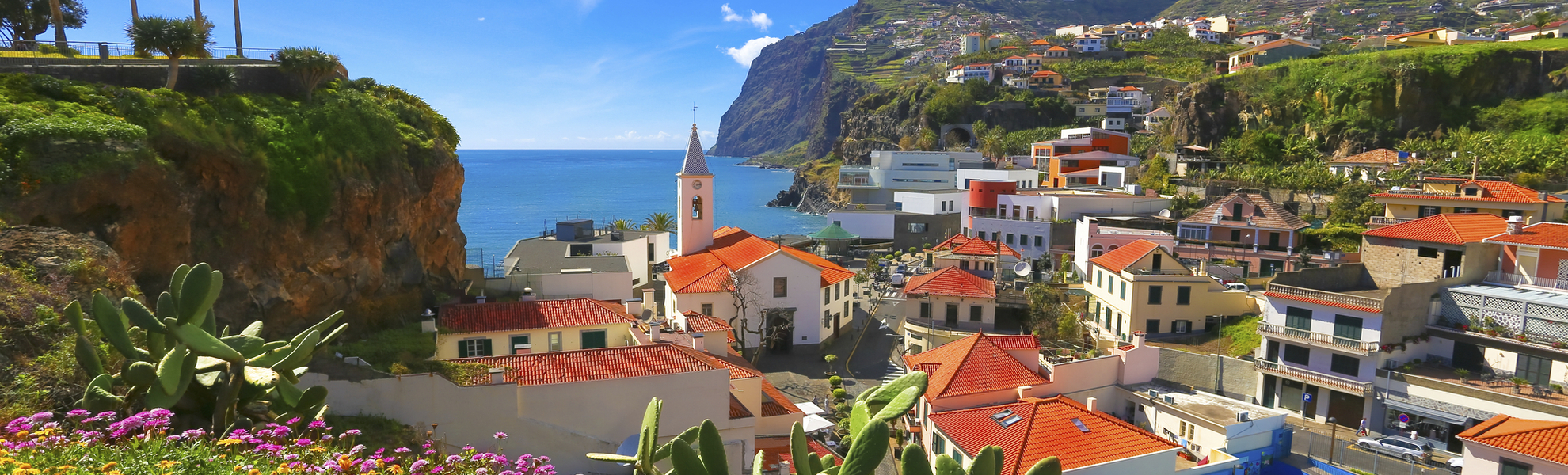 Panoramablick auf  Camera de Lobos, Portugal