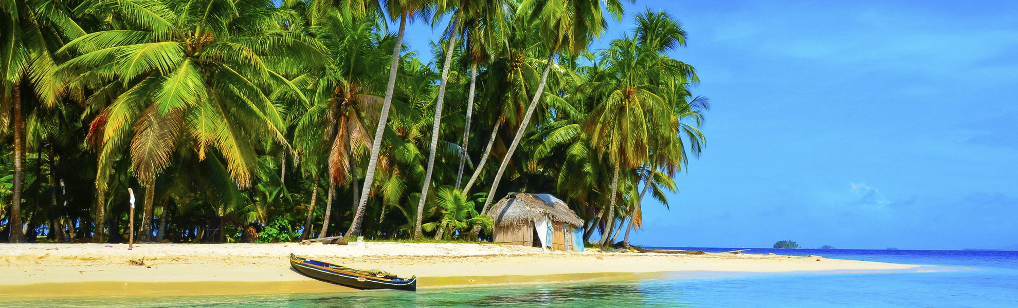 Strand von Insel San Blas, Panama
