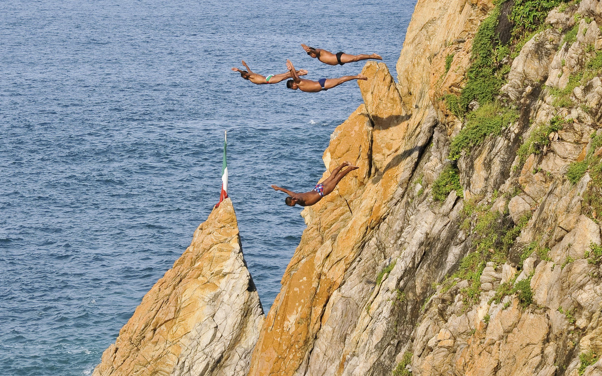 Felsenspringer von Acapulco, Mexiko