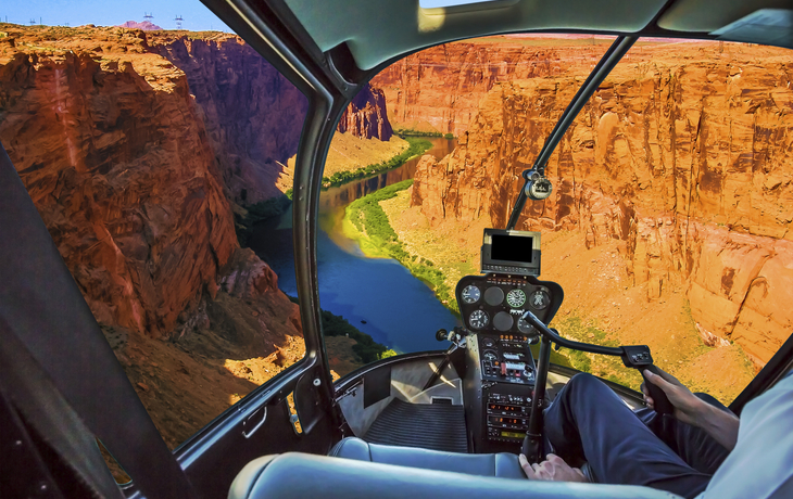 Helikopterflug über den Grand Canyon, USA
