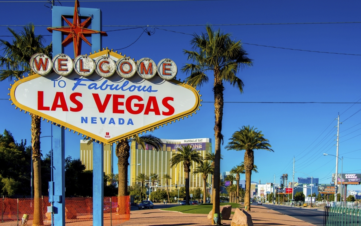 Willkommensschild von Las Vegas, USA