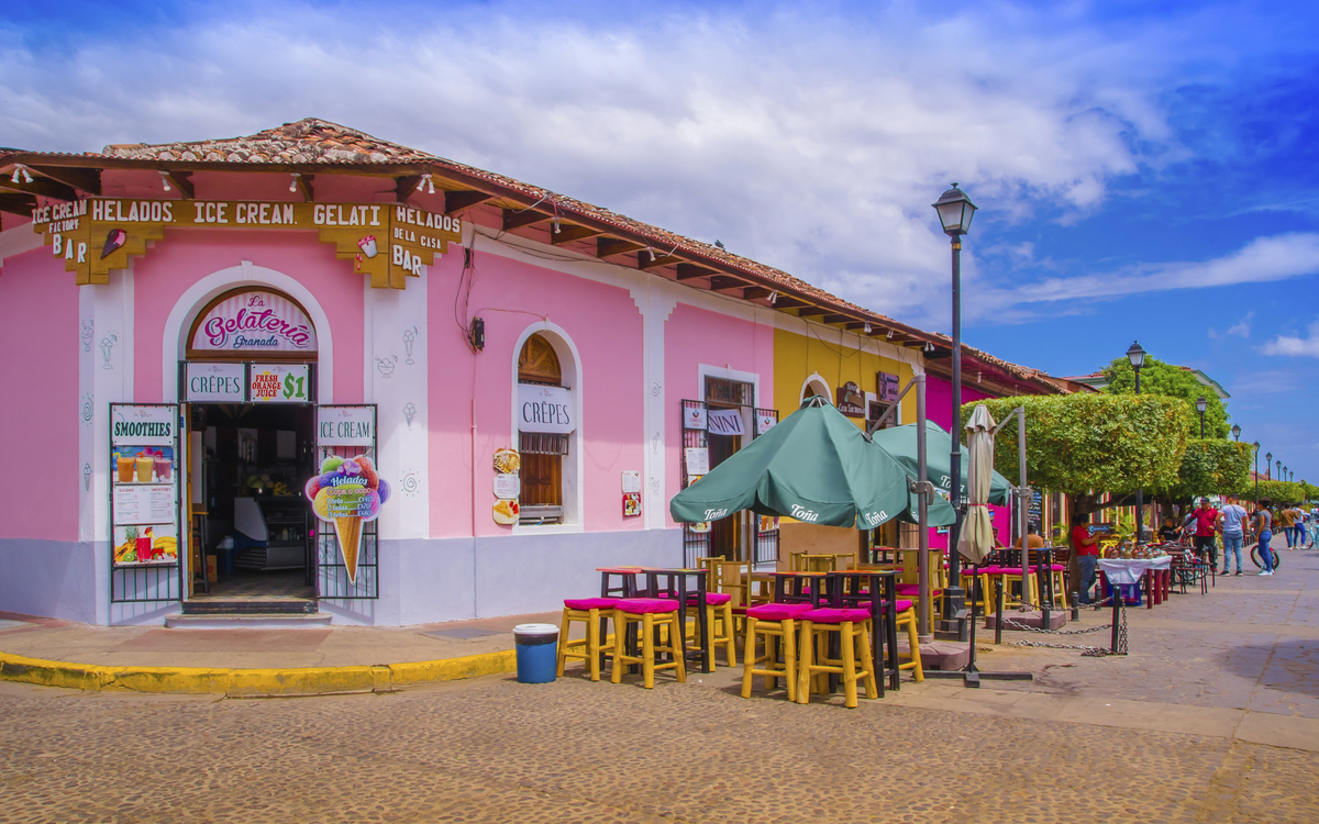 Cafe in Granada, Nicaragua