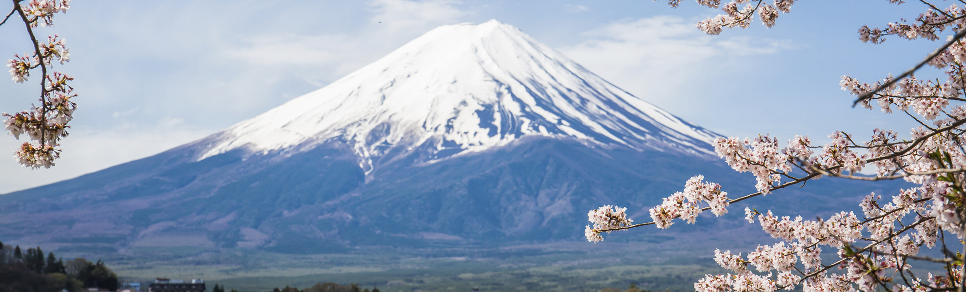 Der Berg Fuji in Yokohama, Japan