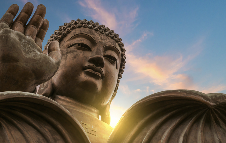 Tian Tan Buddha auf Lantau Island in Hongkong, China