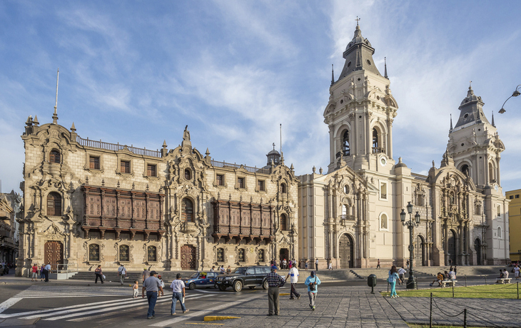 Palast des Erzbischofs in Lima, Peru