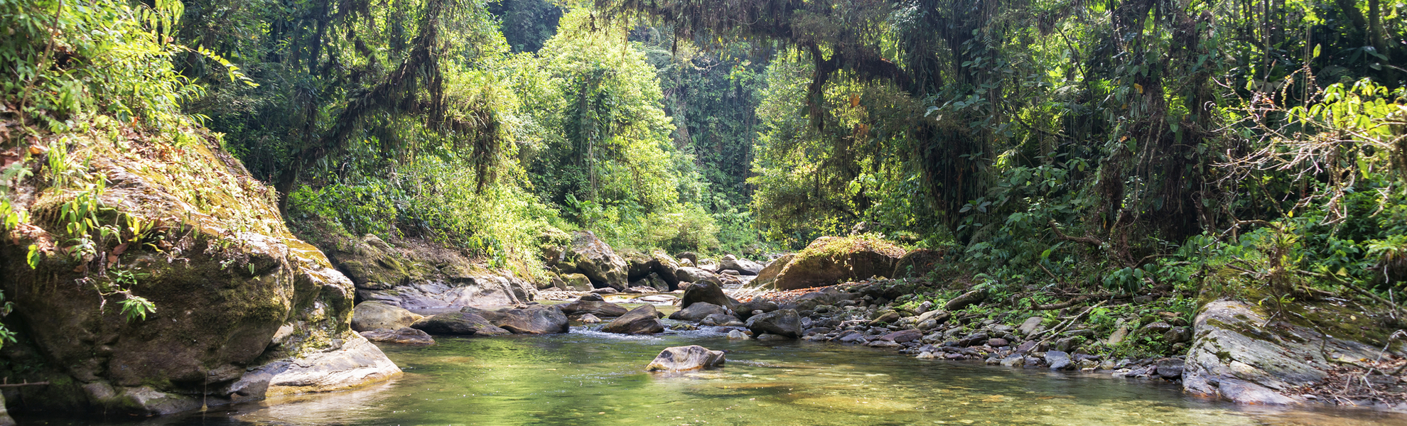Landschaft von Sierra Nevada in Santa Marta, Kolumbien