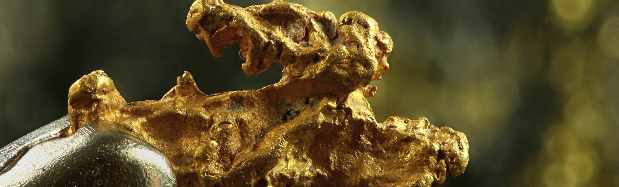 Goldstück im Goldmuseum in Lima, Peru