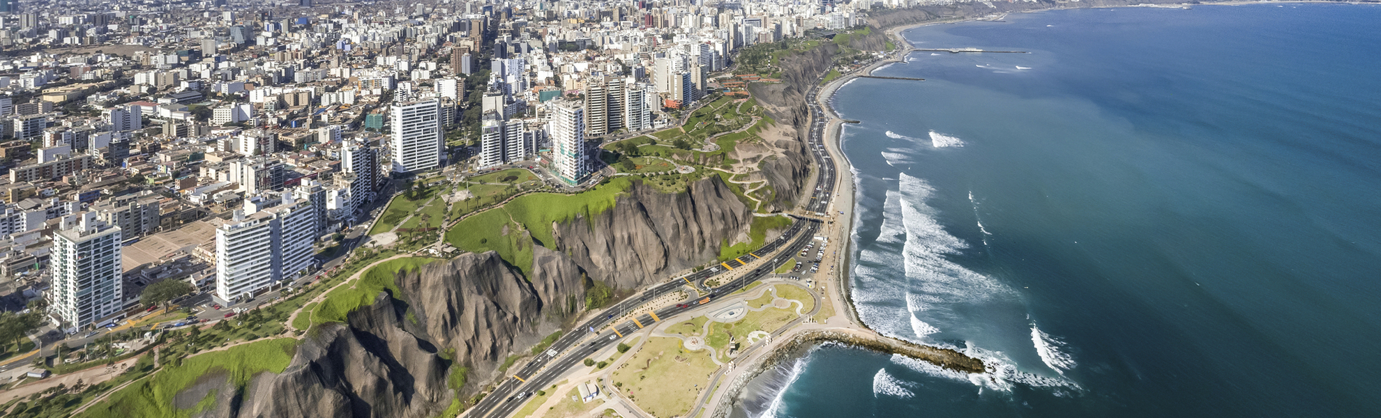 Luftaufnahme von Lima, Peru