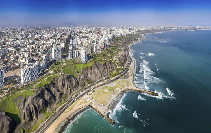 Luftaufnahme von Lima, Peru