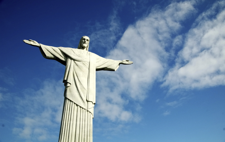 Christus Statue in Rio de Janeiro, Brasilien