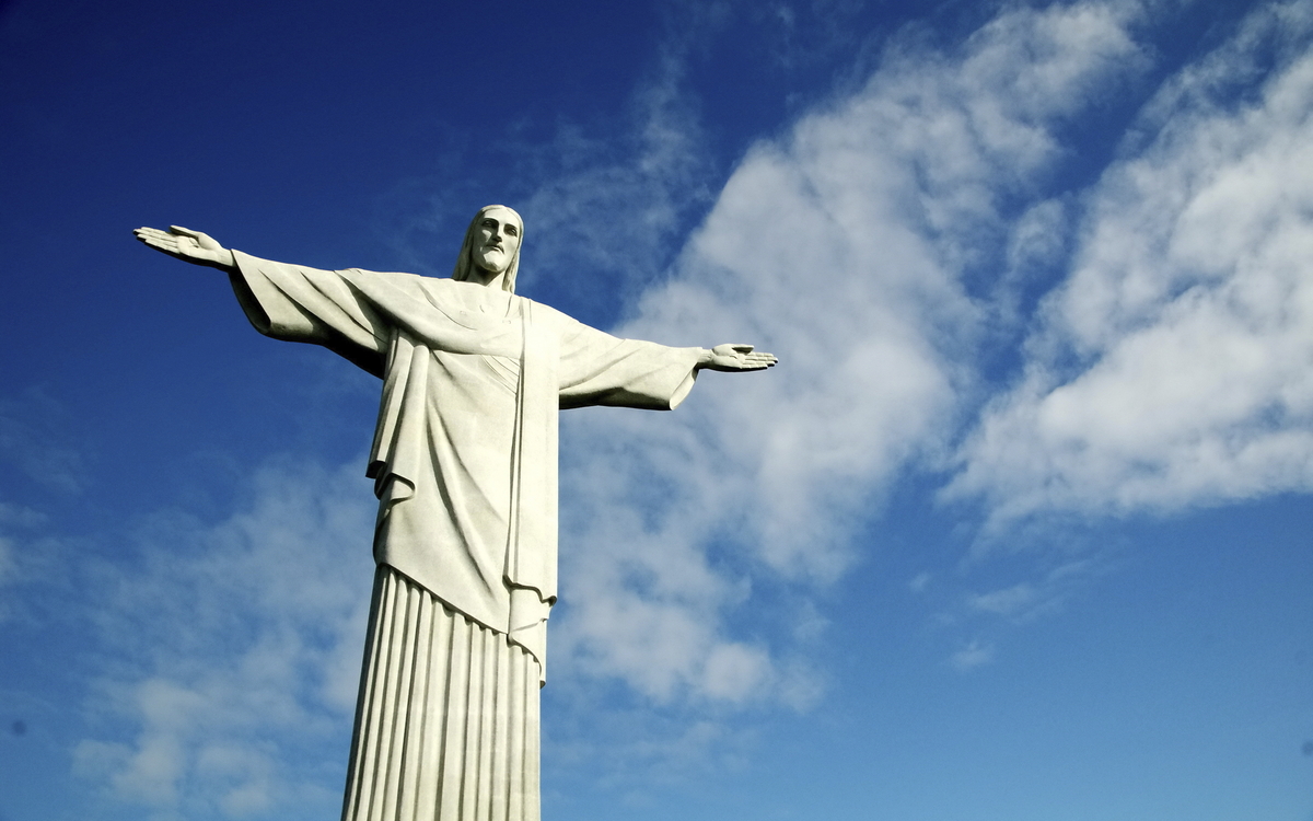Christus Statue in Rio de Janeiro, Brasilien