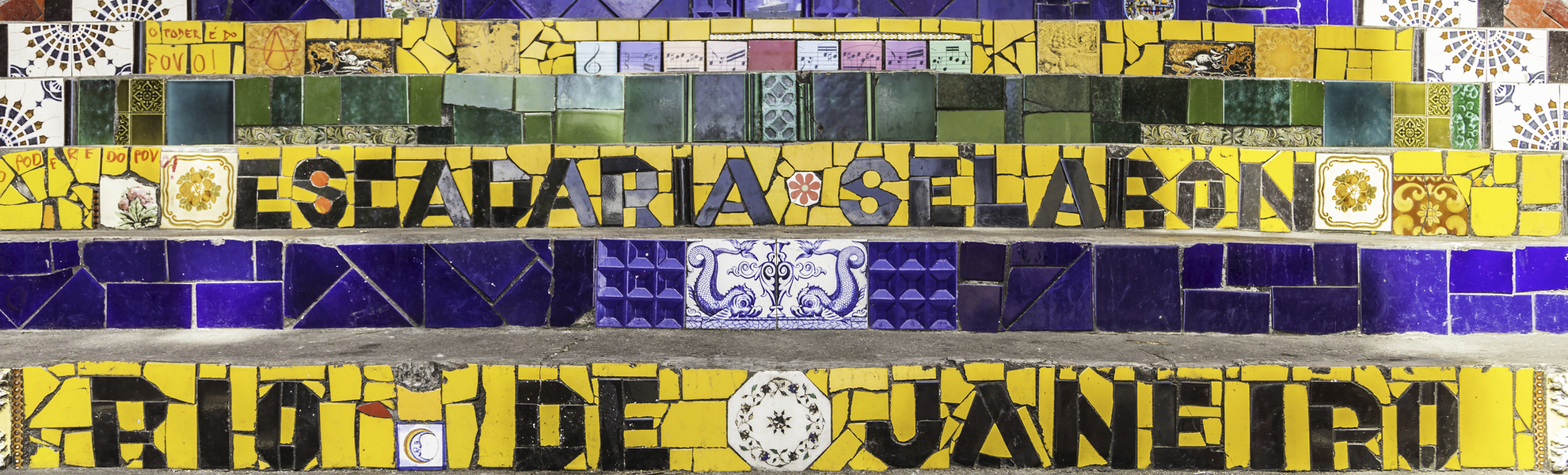 Treppe in Rio de Janeiro, Brasilien