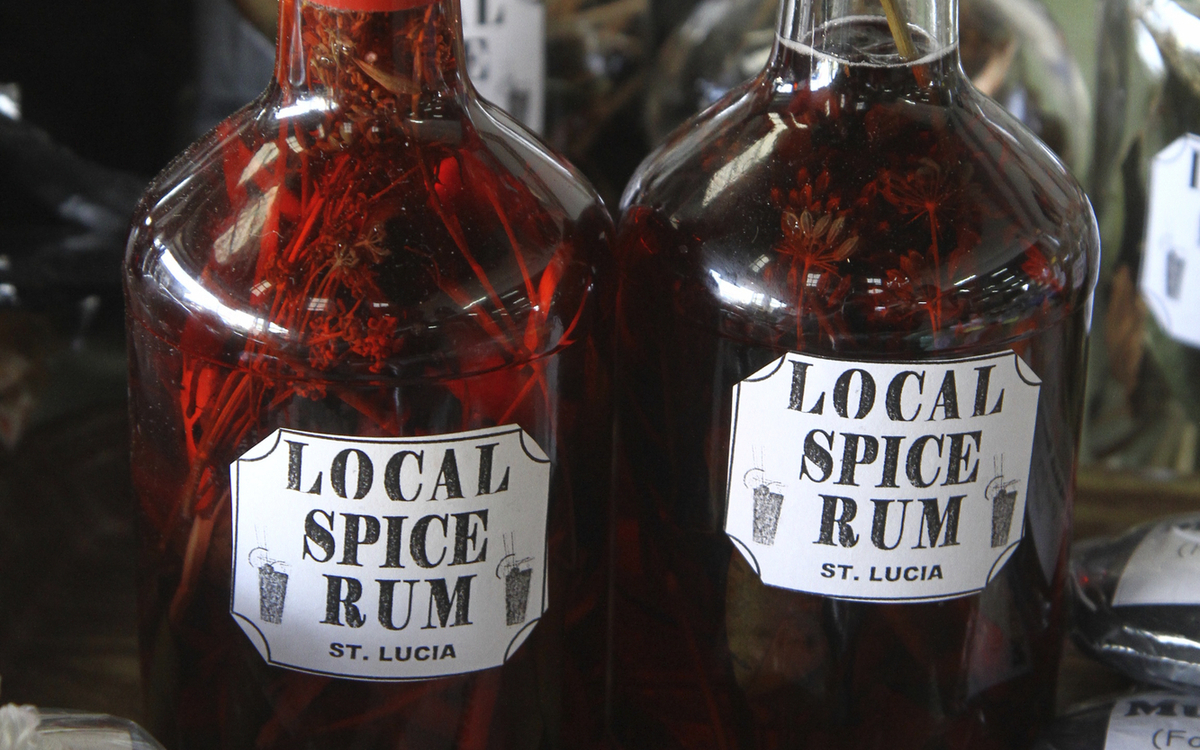 Karibischer Rum St. Lucia