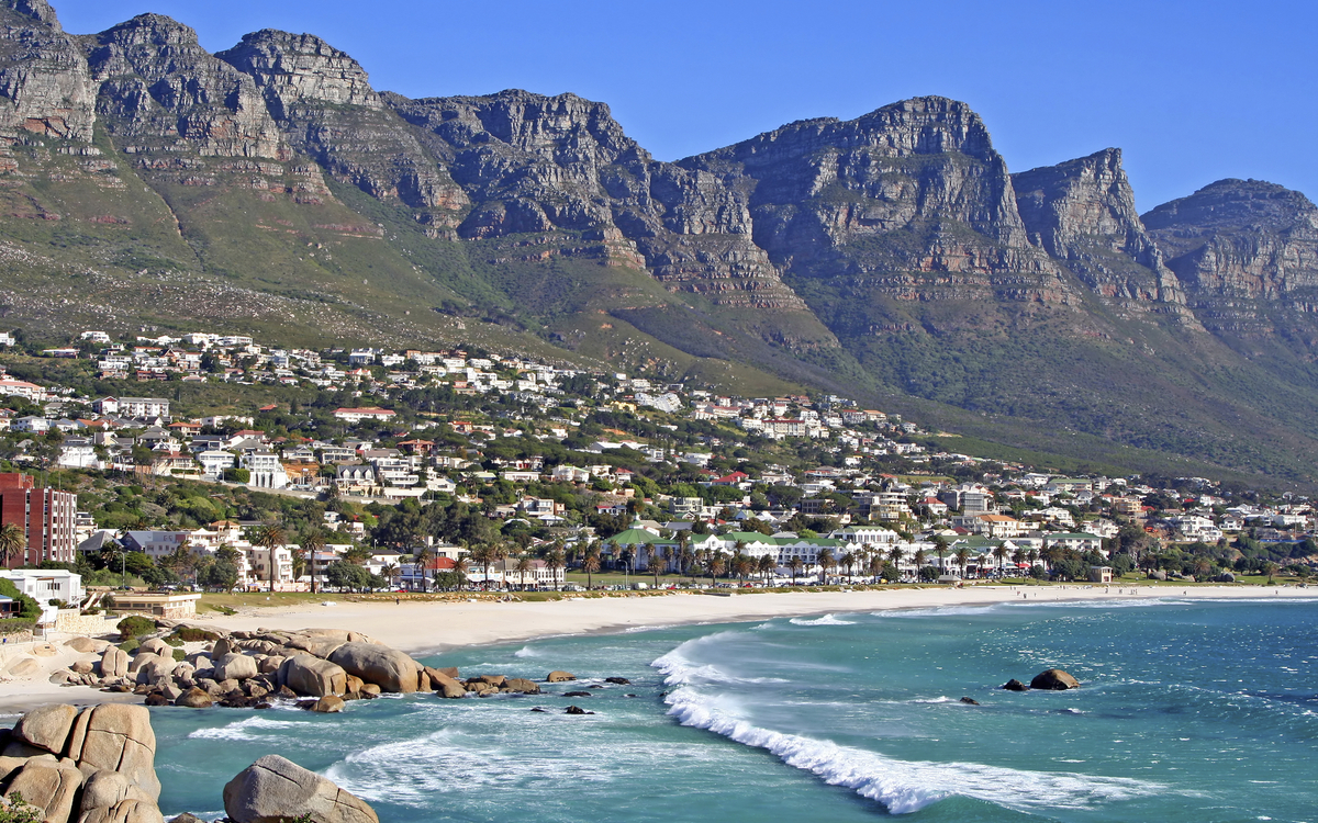 Camps Bay in Kapstadt, Südafrika