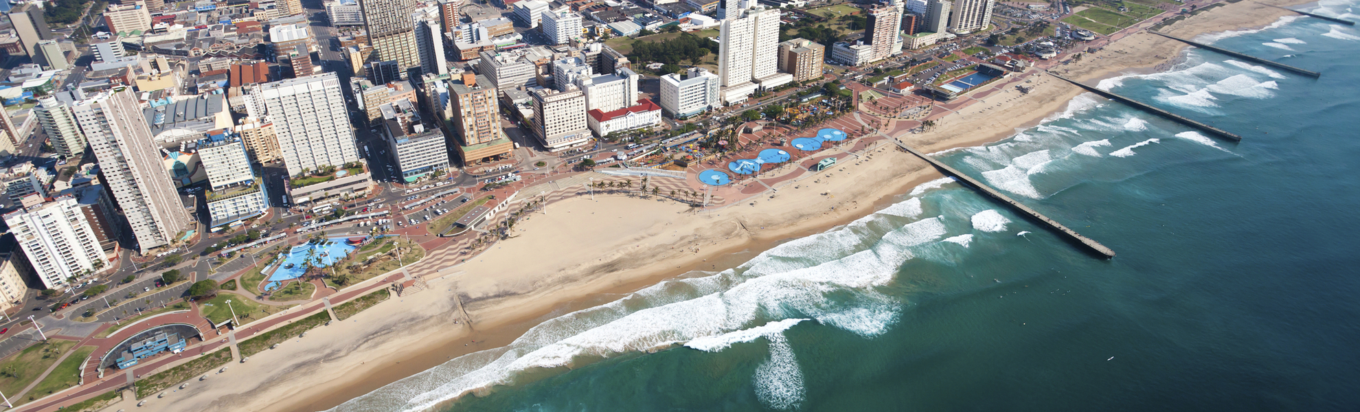 Küste von Durban, Südafrika