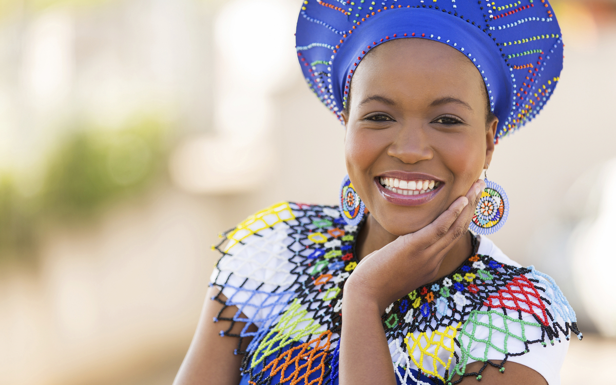 Südafrikanische Frau