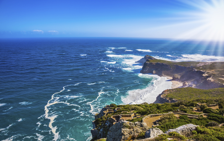 Luftansicht vom Kap der guten Hoffnung, Suedafrika