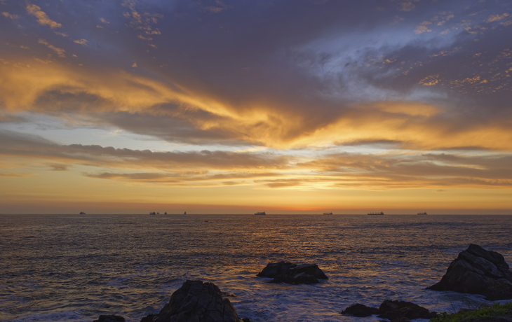 Strand in San Antonio, Chile