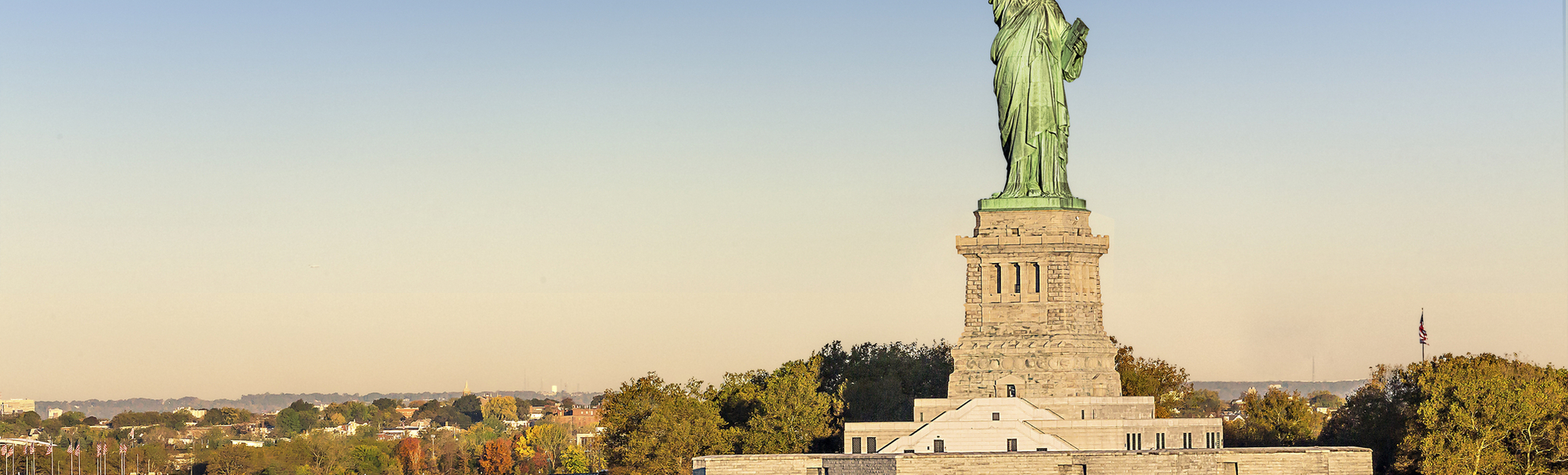 Freiheitsstatue auf der Liberty Island im New Yorker Hafen, USA