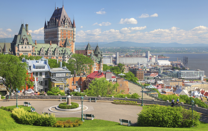 Hafen und Umgebung von Québec, Kanada