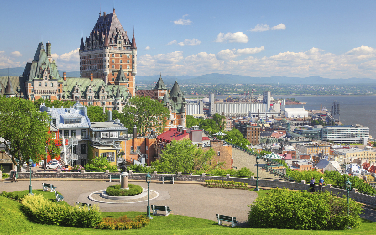 Hafen und Umgebung von Québec, Kanada