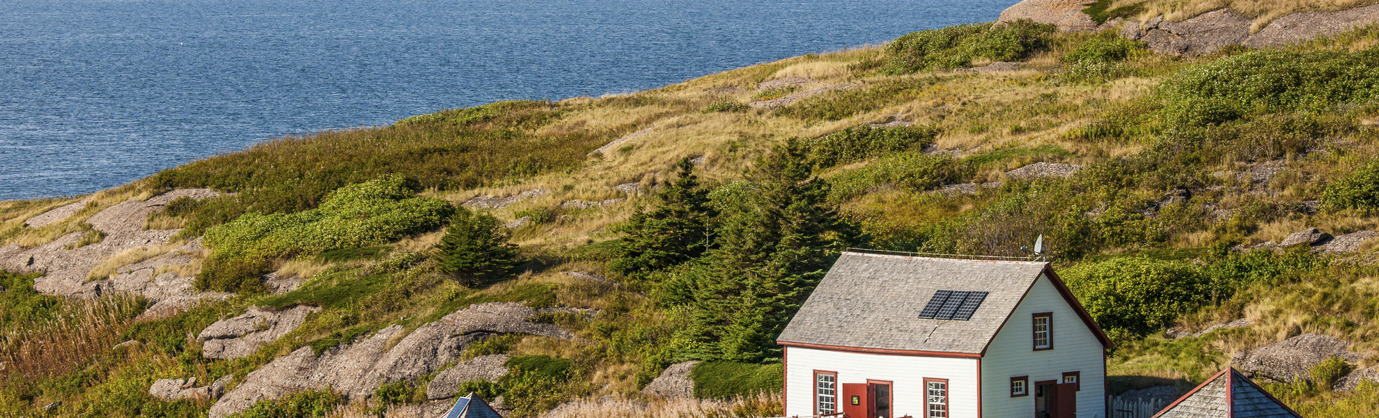 Der imposante Kalksteinfelsen Rocher Percé, Kanada