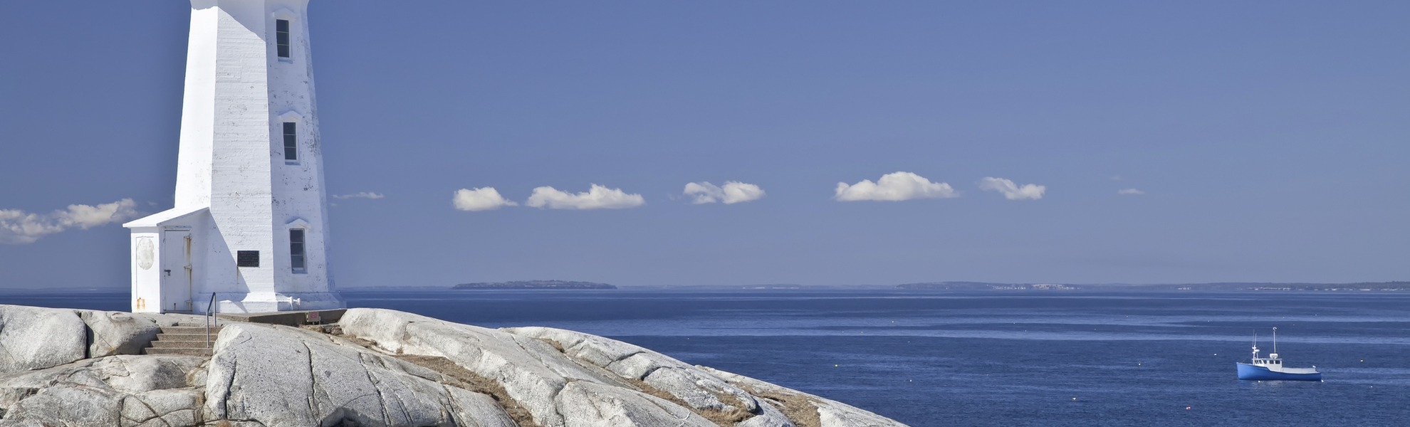 Peggys Leuchtturm in Nova Scotia, Kanada
