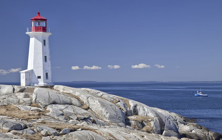 Peggys Leuchtturm in Nova Scotia, Kanada