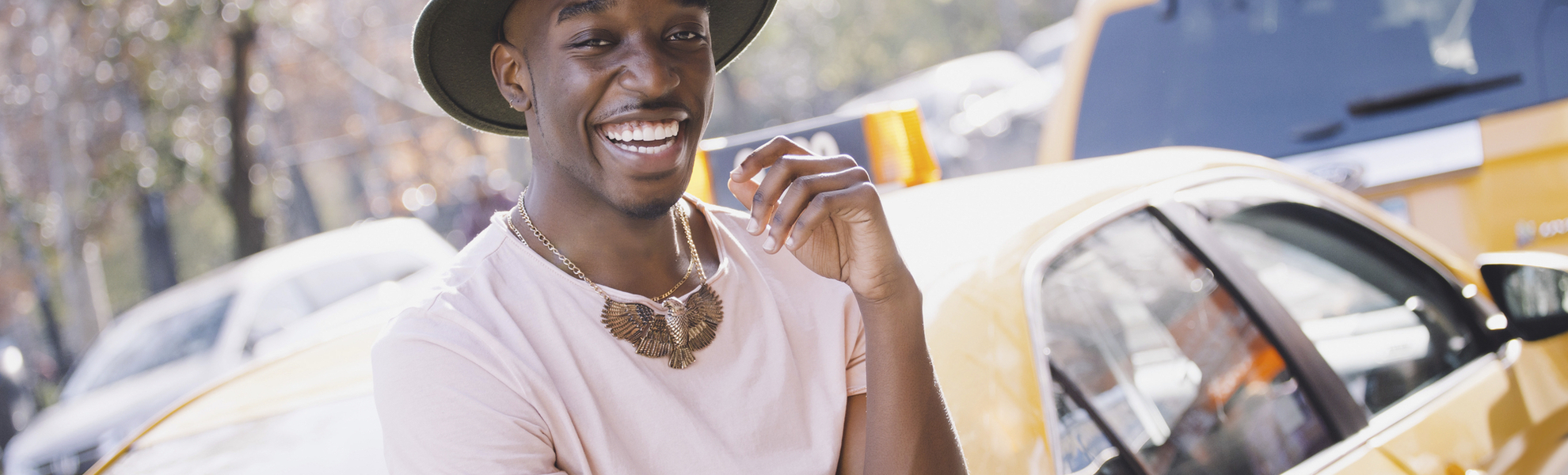 Taxifahrer in New York, USA