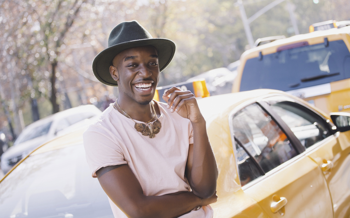 Taxifahrer in New York, USA