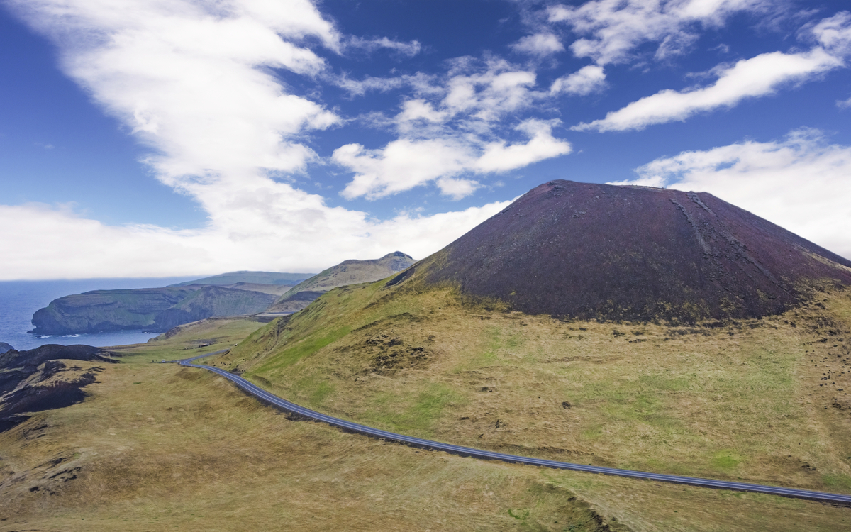 Vulkan Eldfell in Island