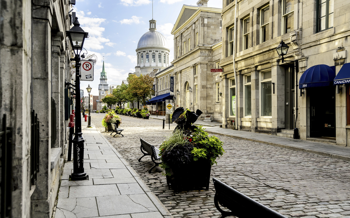 Straße in Montreal, Kanada