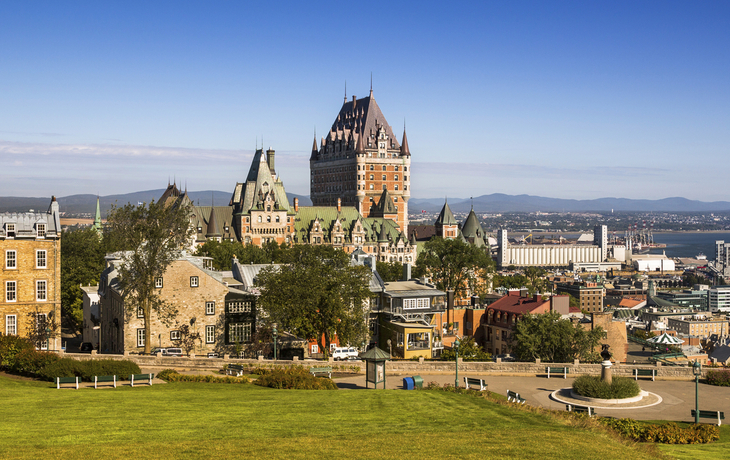 Panoramaaufnahme von Quebec, Kanada