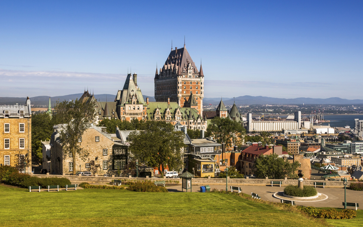 Panoramaaufnahme von Quebec, Kanada